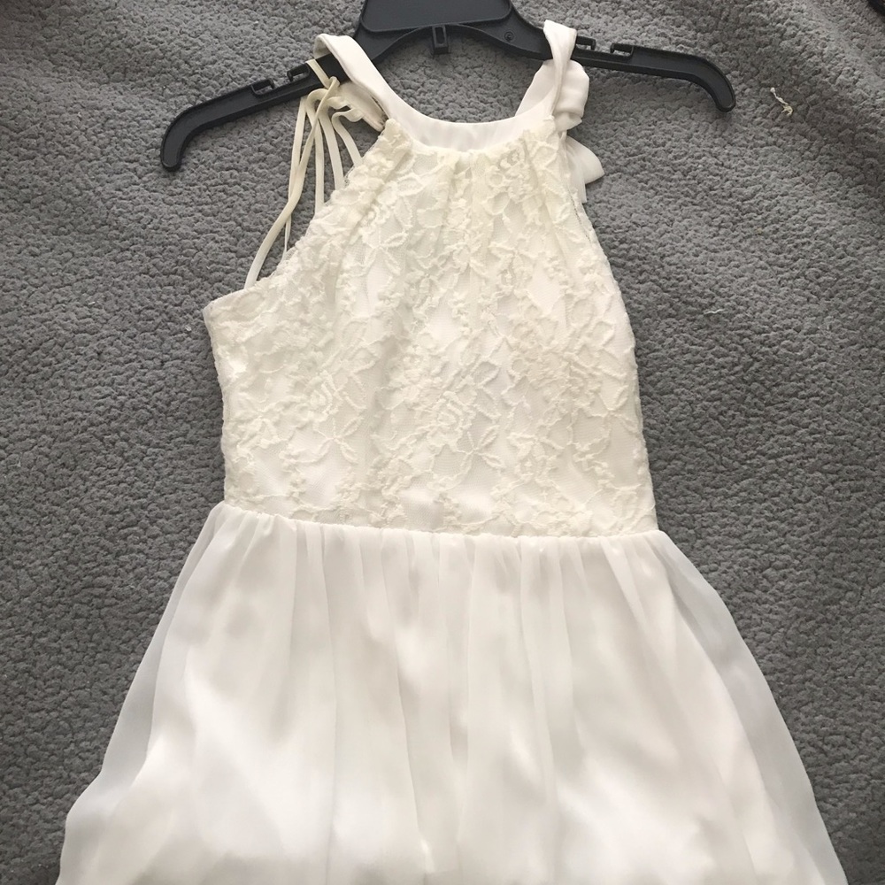 White lacey dress